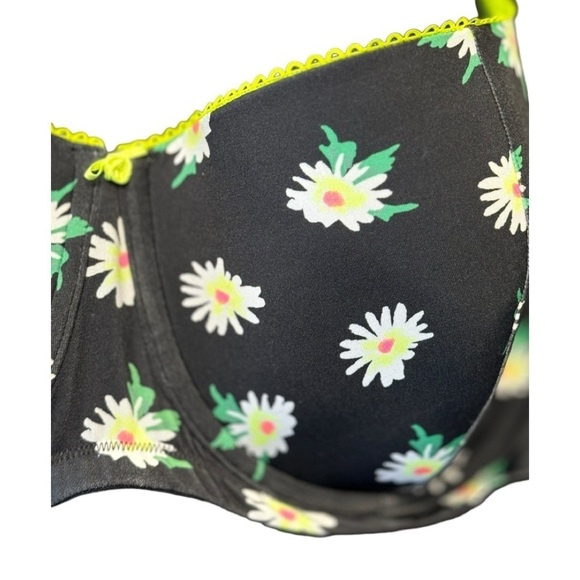 Cacique Scoop Balconette Daisy Print Bra - Picture 6 of 9